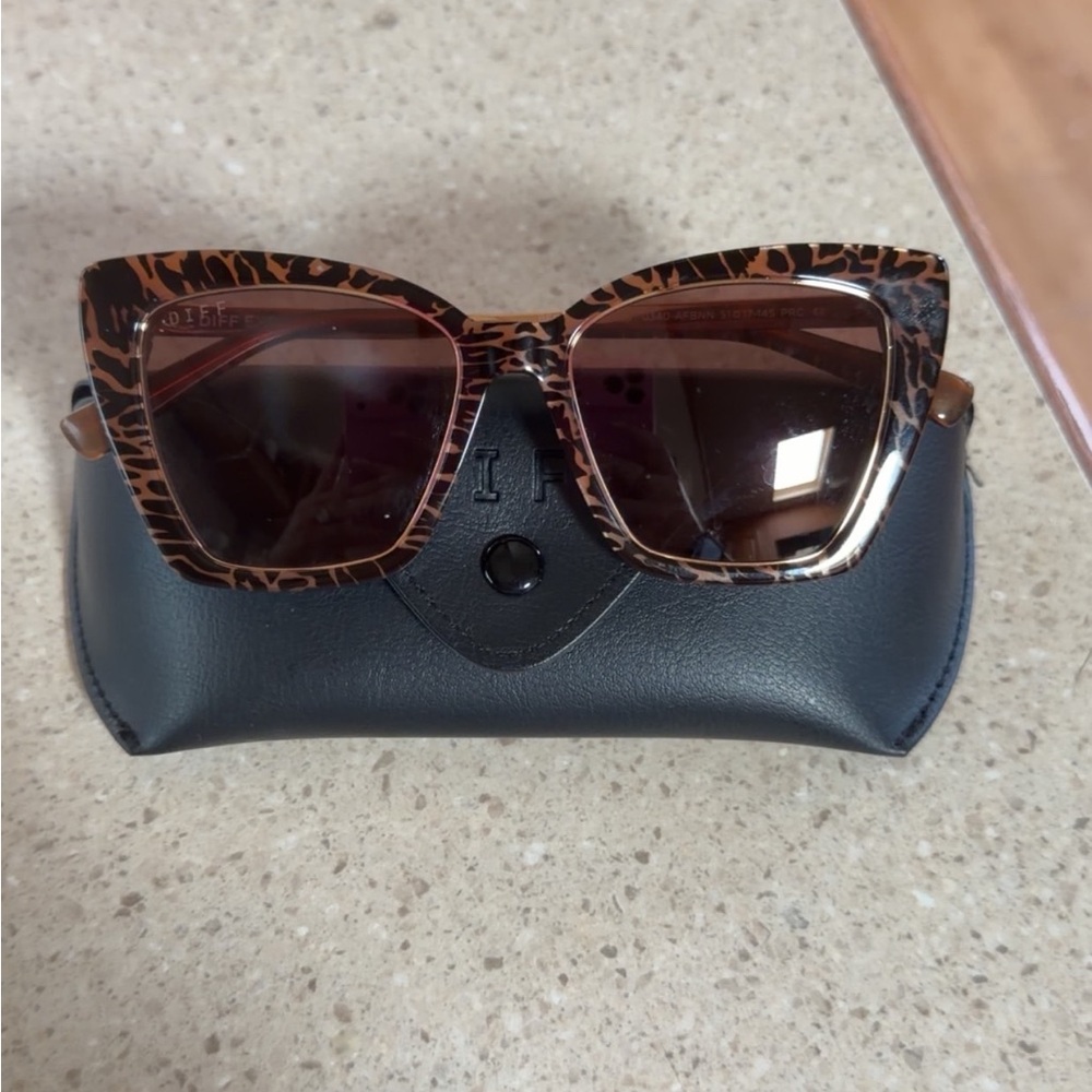 Diff Eyewear Tortoise Shell Sunglasses